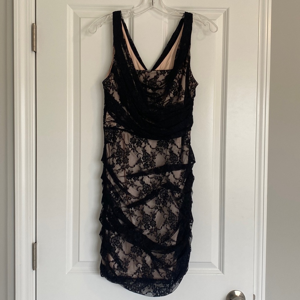 Black lace dress size 8